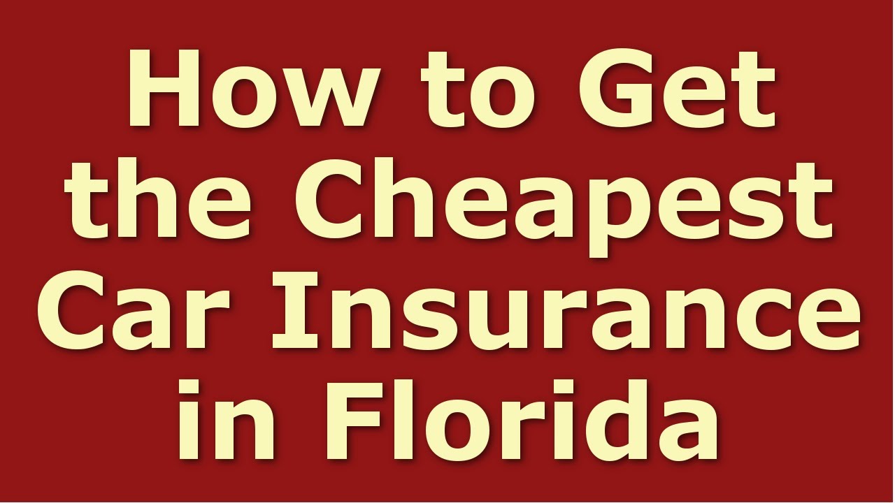 Car insurance quotes florida