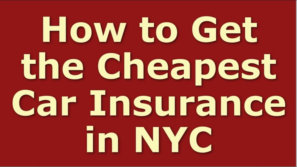 Car insurance quote nyc